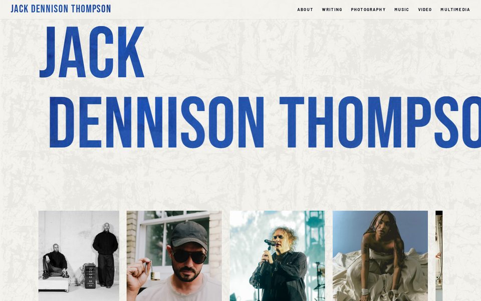 Jack Dennison-Thompson homepage
