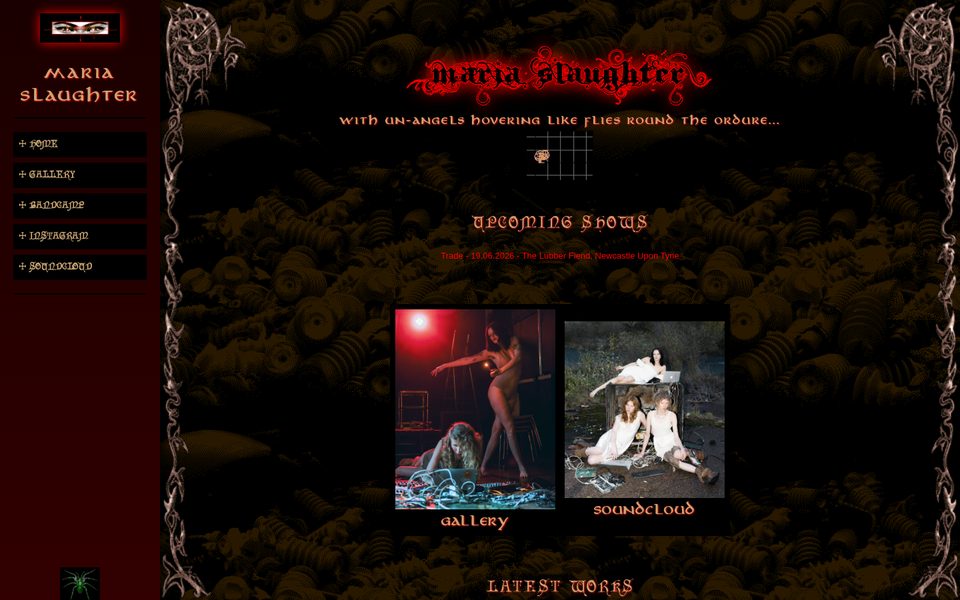 Maria Slaughter homepage