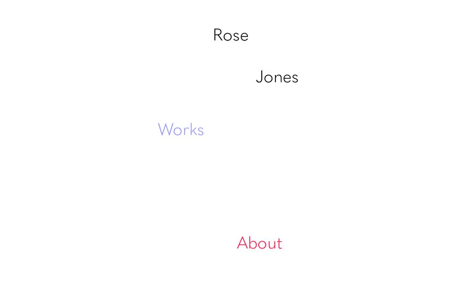 Rose Jones homepage